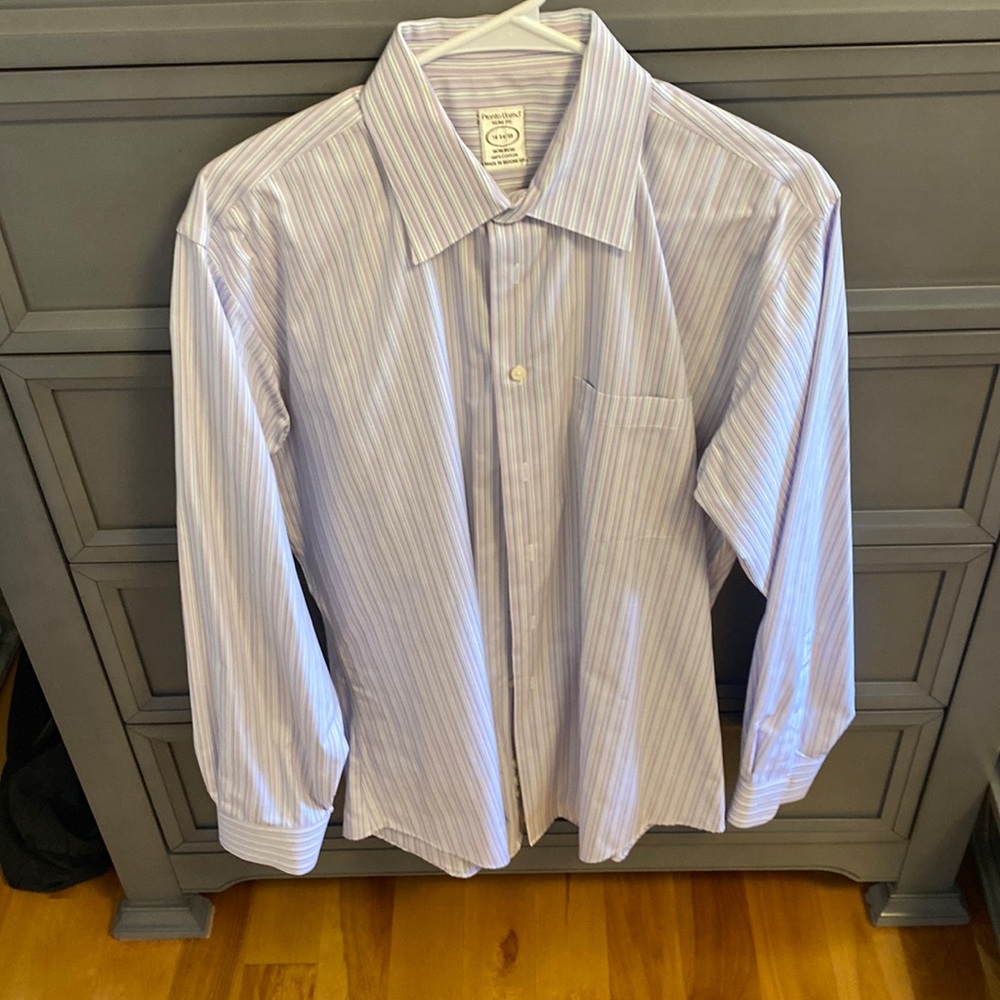 Mens slim fit pronto uomo dress shirt